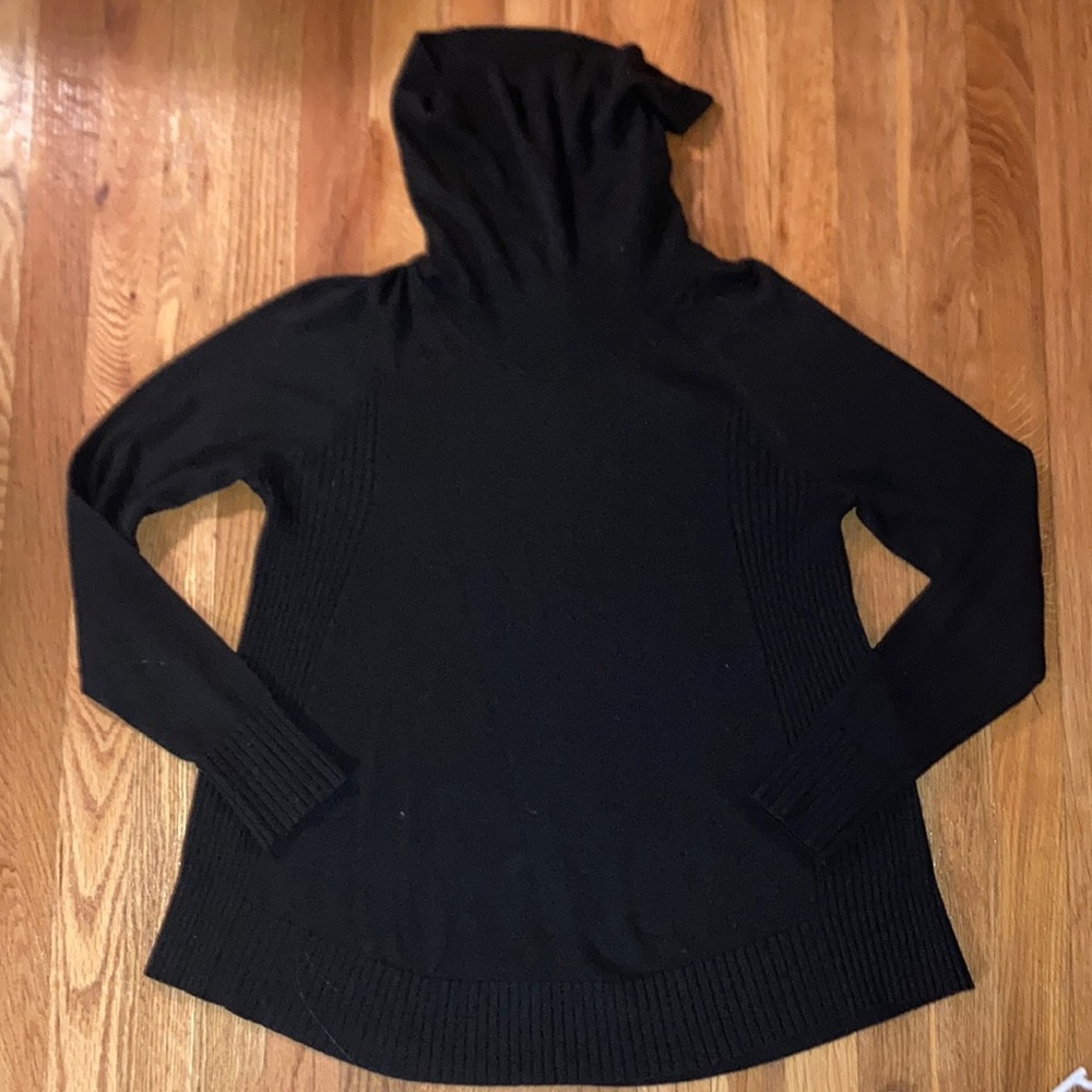 Ann Taylor Loft Black Turtleneck